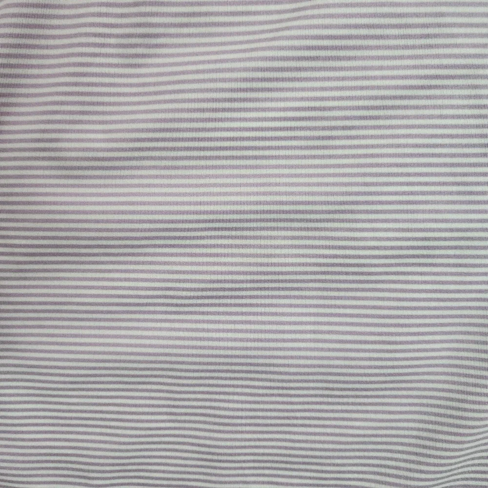 RLX‎ Ralph Lauren Polo Shirt Men XL Short Sleeve Purple White Striped Golf - XL